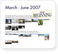 March - June 2007, the beginning